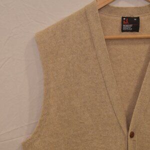 VINTAGE - Robert Bruce Wool Blend Cardigan Vest XL